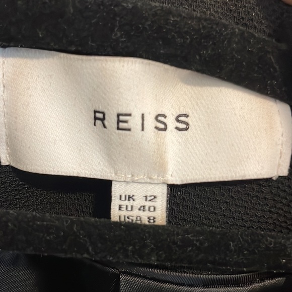 REISS | Black Open Front Blazer - Picture 2 of 4